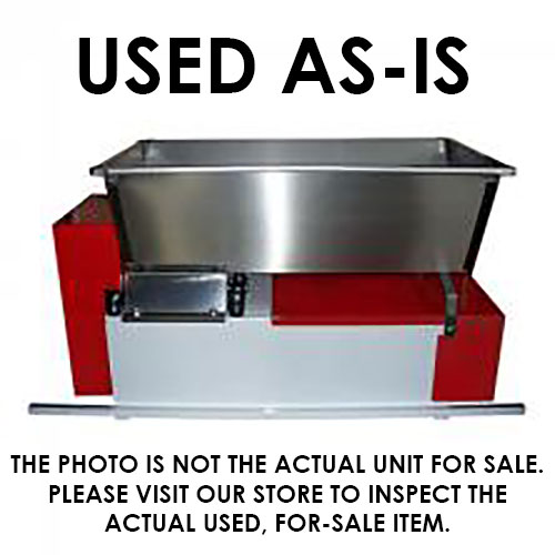 USED AS-IS - Grape Crusher Destemmer - ELECTRIC 110 Volt Motor - Stainless Extended Hopper and Stem Grate