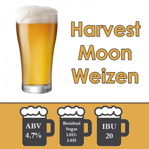 Harvest Moon - German Weizen Wheat Beer - Basic No-Mash Extract Beer Kit - 5 Gal